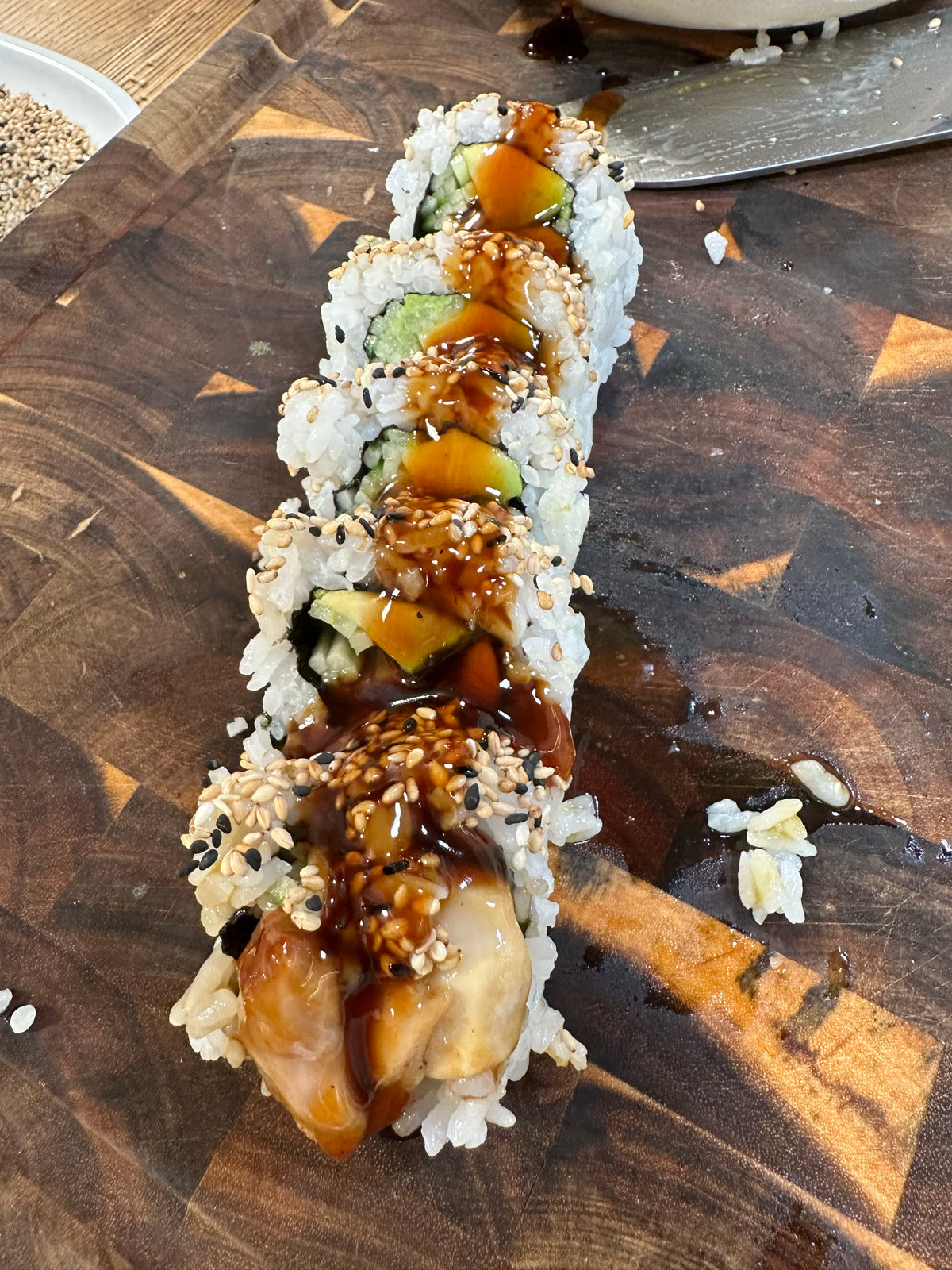 Chicken Teriyaki Roll und Hand Roll