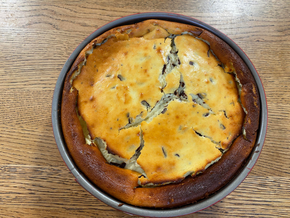 Stracciatella-Käsekuchen