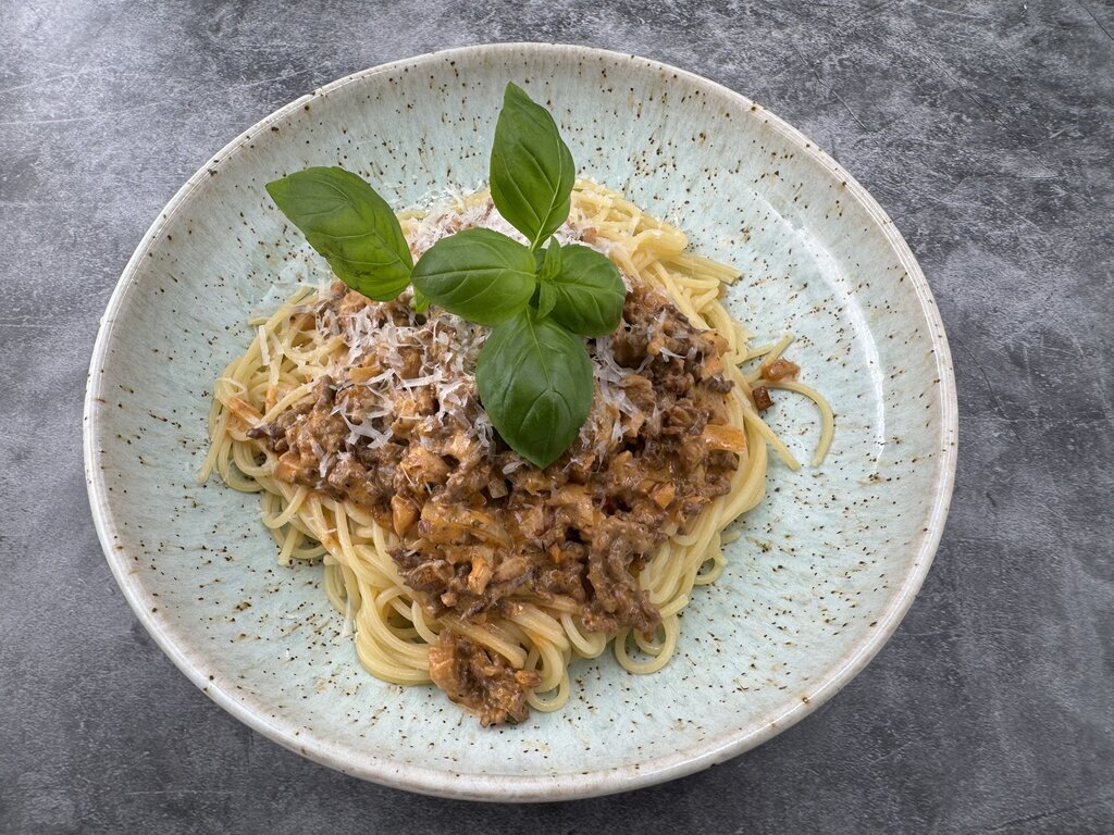 Scharfe Spaghetti „Bolognese Art“