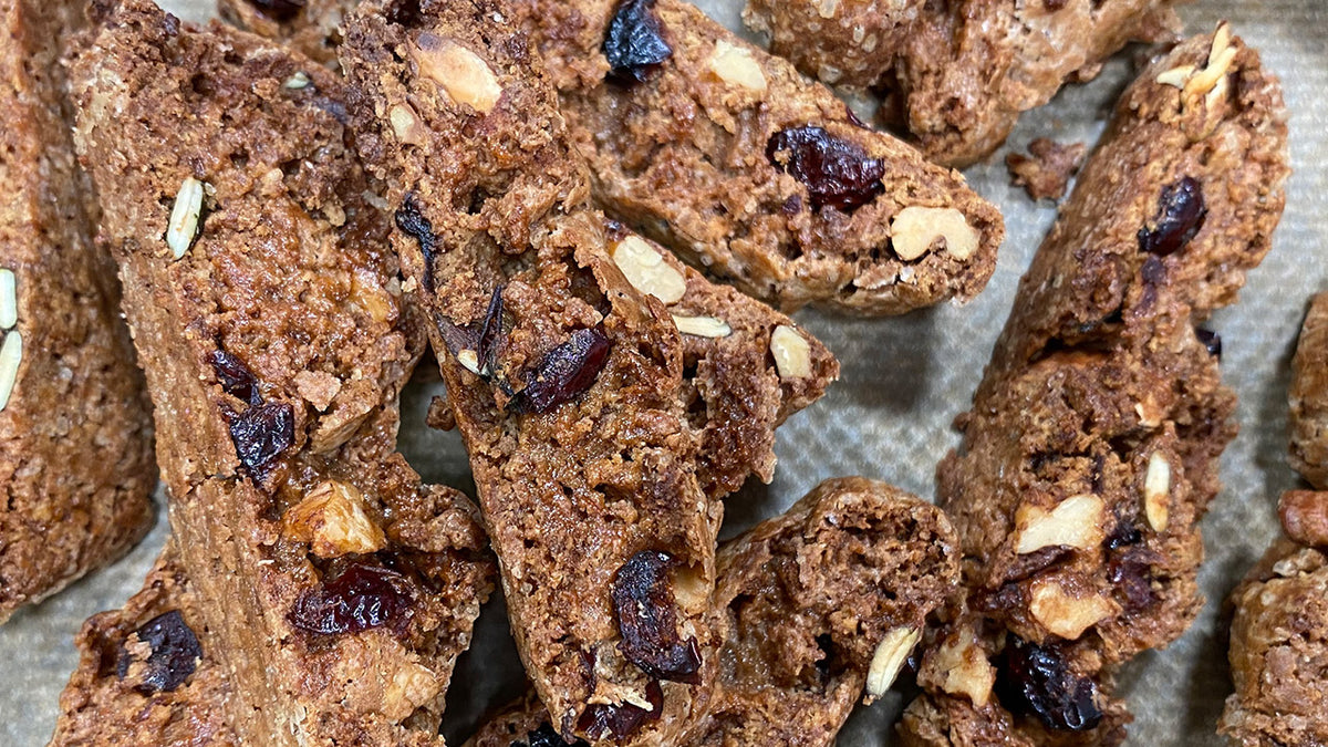 Schoko-Lebkuchen-Cantuccini