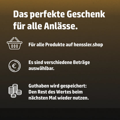 Hensslers Geschenk Gutschein