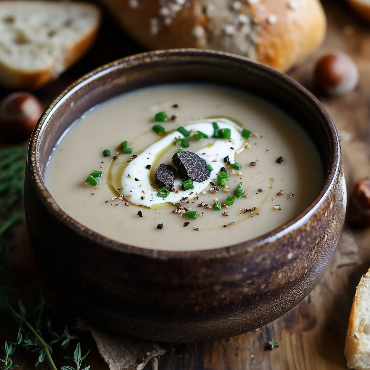 Hensslers getrüffelte Maronensuppe