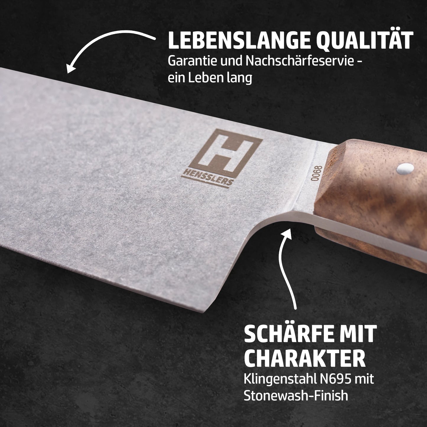 Hensslers Chefmesser Stoneblade